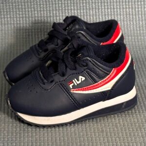 Fila Toddler Machu‎ Blue Sneakers Size 6C